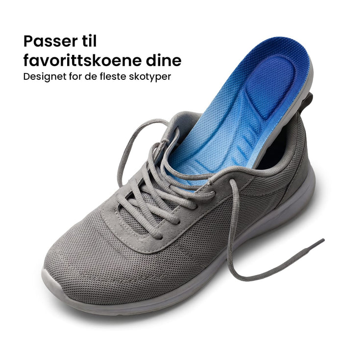 4D støtdempende innleggssåler