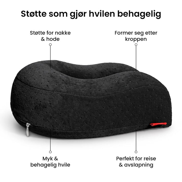 Nakkepute i memory foam