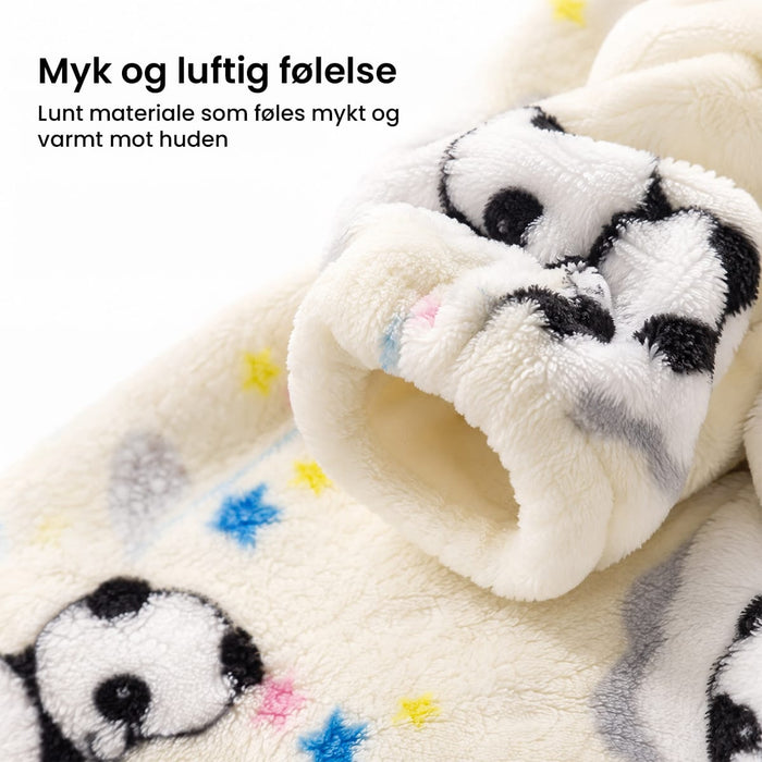 Koselig oversized pleddgenser