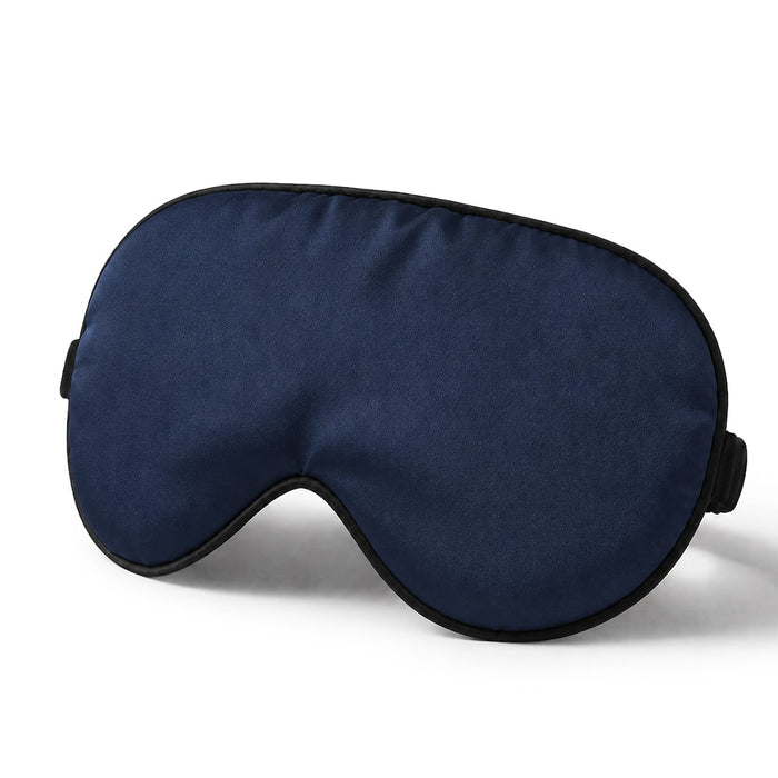 Kroppsbutikken Sovemaske i silke – Marineblå