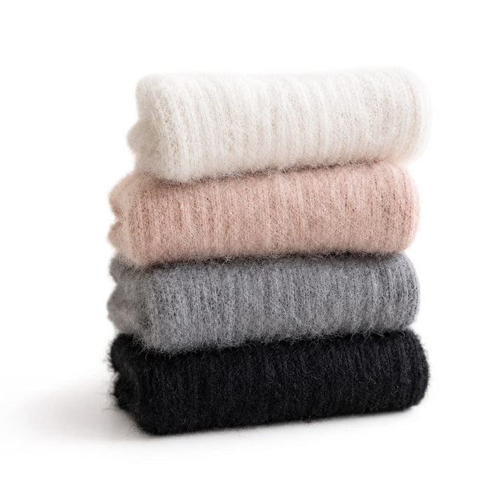 Kroppsbutikken Benvarmere cashmere – 4-pakning (én av hver farge)