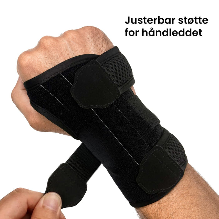 Håndleddsstøtte med støtteskinne