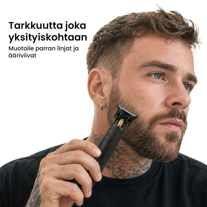 Profesjonelt hår- og skjeggsett (3-sett)