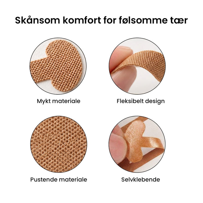 Plaster mot inngrodd negl (12 stk)