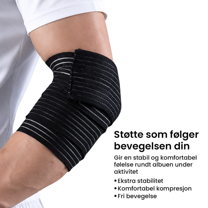 Elastisk albuestøtte