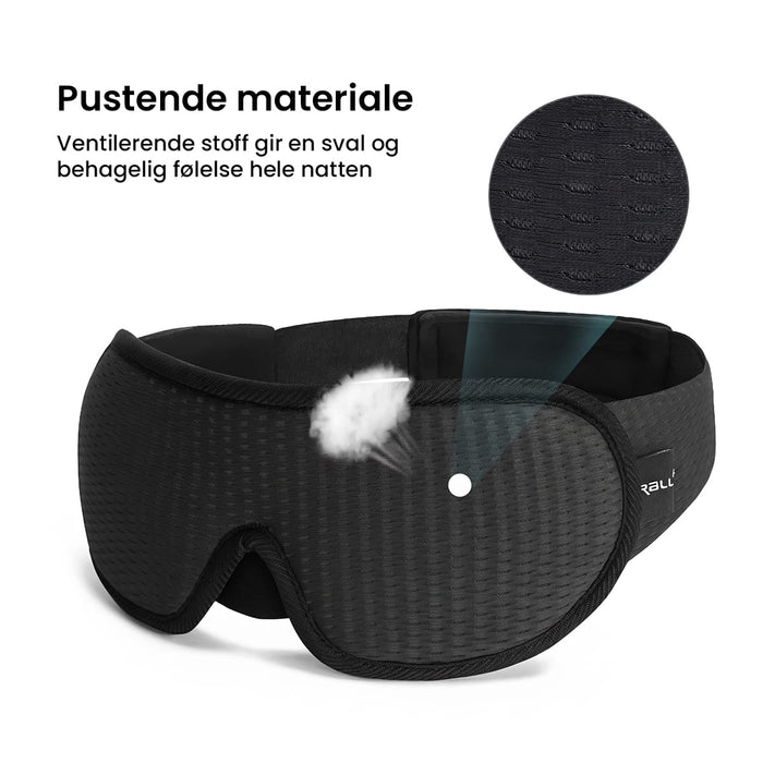 Ergonomisk 3D-sovemaske