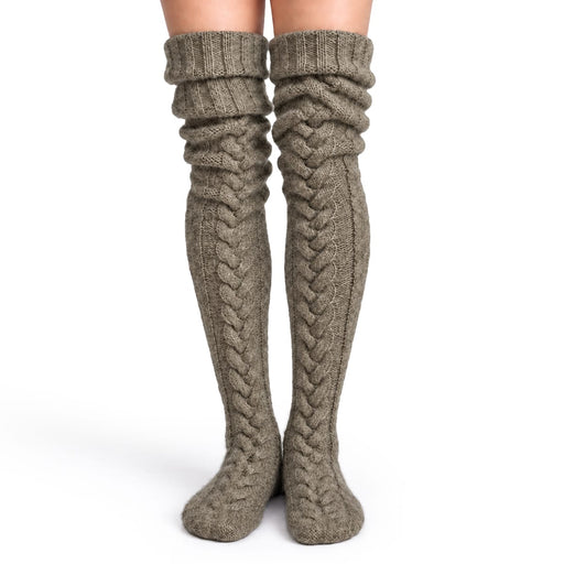 Kroppsbutikken Cozysocks - Varme og behagelige lange strømper – Mørk grå