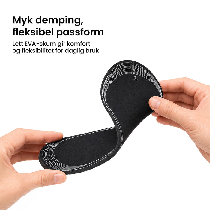 Oppvarmede innersåler med USB