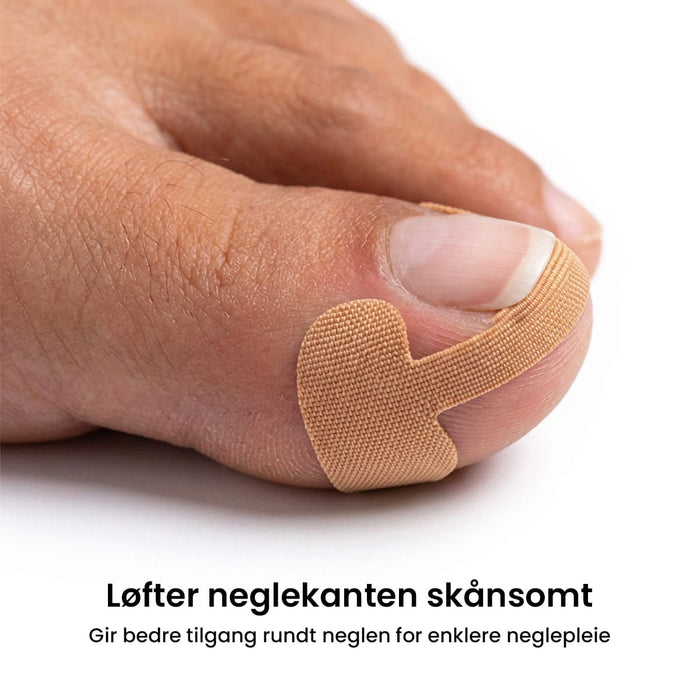 Plaster mot inngrodd negl (12 stk)