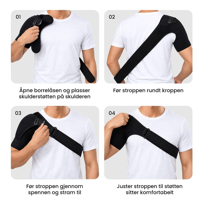 Justerbar skulderstøtte