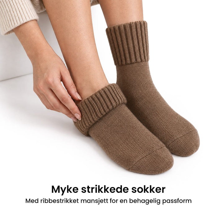 Ekstra tykke vinterstrømper (5-pk)