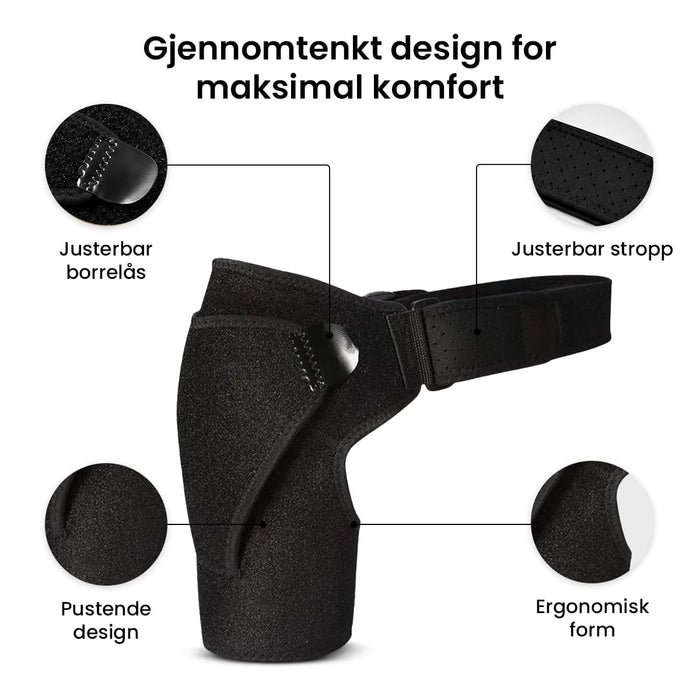 Justerbar skulderstøtte