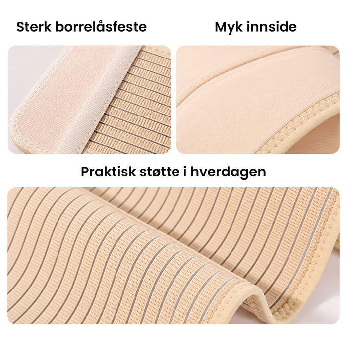 Heldekkende rygg- og midjestøtte