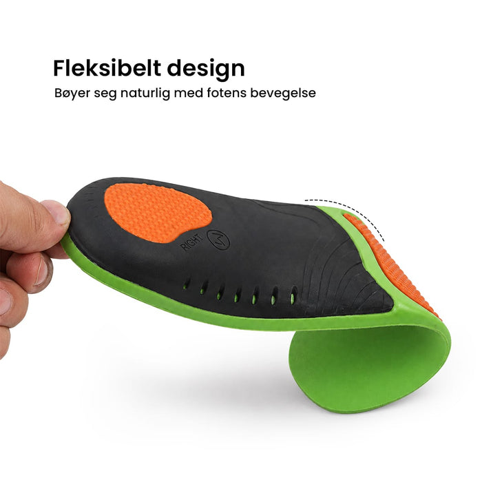Skoinnlegg med buestøtte