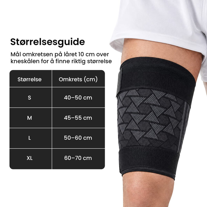 Justerbar lårstøtte