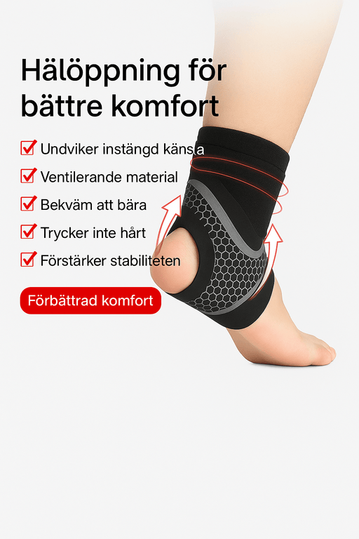 Kroppsbutiken Ankelstøtte Ankelstøtte for stabilisering