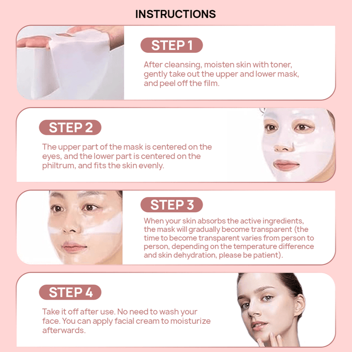 Kroppsbutiken Ansiktsmaske Standardtittel The Real Deep Collagen Mask (1-pakning)