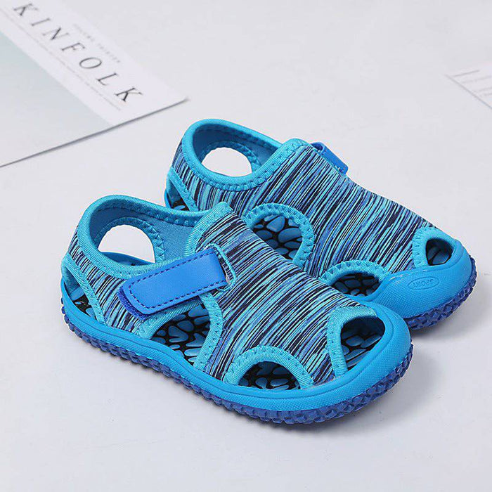 Kroppsbutiken Barnesko Blå / 21 (Innersåle 13,5 cm) Barnesandaler (borrelås)