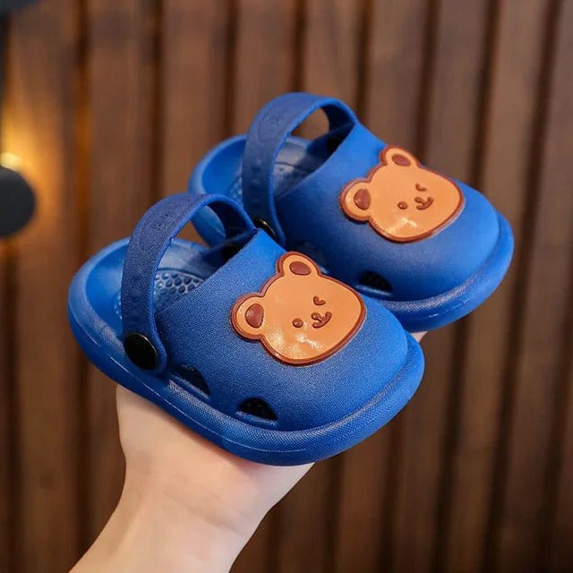 Kroppsbutiken Barnetøfler Blå / 18-19 Cubby Bear tøfler