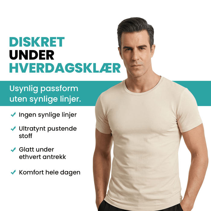 Kroppsbutiken Formende undertøy Underskjorte (slankende herremodell)