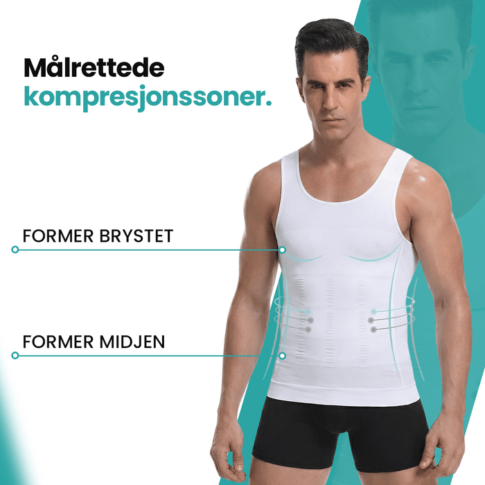 Kroppsbutiken Formende undertøy Underskjorte (slankende herremodell)