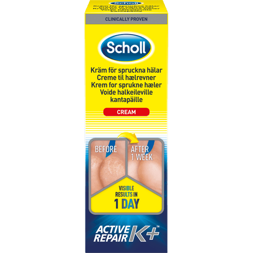 Kroppsbutiken Fotkrem Standardtittel SCHOLL AKTIV K+ KREM 60 ml