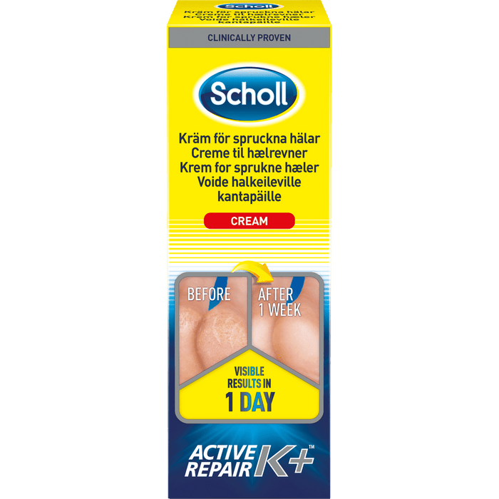Kroppsbutiken Fotkrem Standardtittel SCHOLL AKTIV K+ KREM 60 ml
