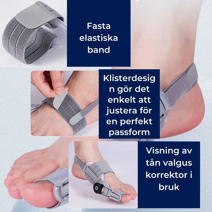 Kroppsbutiken Hallux valgus Hvit Hallux valgus-korrektor (justerbar)