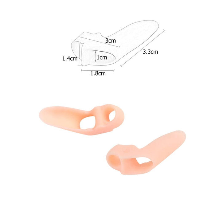 Kroppsbutiken Hallux valgus Hvit Tåspreder (gel, barn)