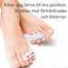 Kroppsbutiken Hallux valgus Standardtittel Tåseparator (3 tær)