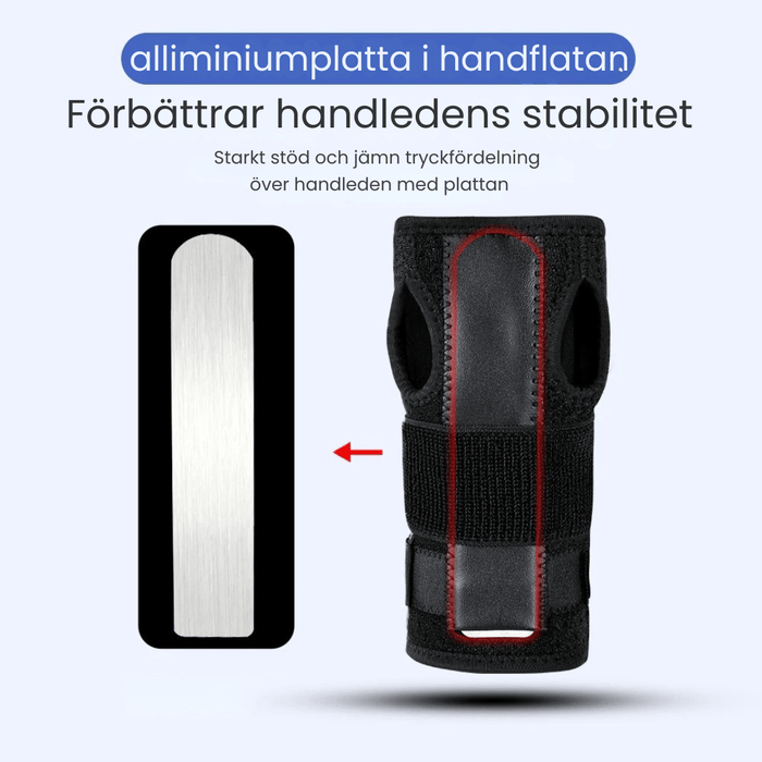 Kroppsbutiken Håndleddsstøtte Venstre & høyre / Én størrelse Håndleddsstøtte for karpaltunnelsyndrom (justerbar)