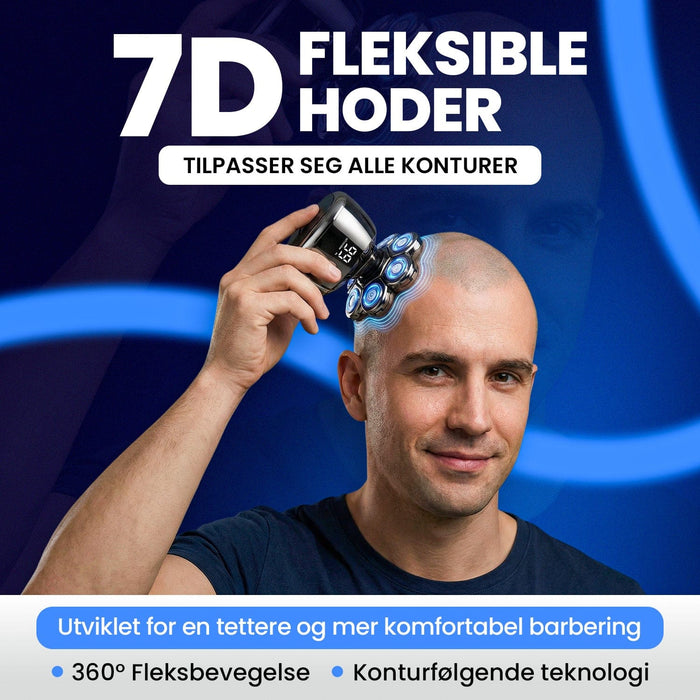 Kroppsbutiken Hårtrimmer Standardtittel Barberhode 7D (multifunksjonell)