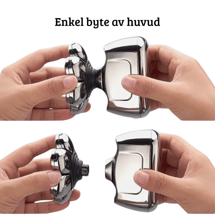 Kroppsbutiken Hårtrimmer Standardtittel Barberhode 7D (multifunksjonell)