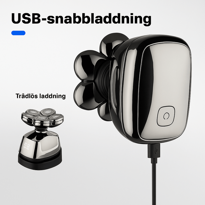 Kroppsbutiken Hårtrimmer Standardtittel Barberhode 7D (multifunksjonell)
