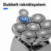 Kroppsbutiken Hårtrimmer Standardtittel Barberhode 7D (multifunksjonell)