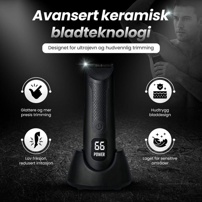 Kroppsbutiken Hårtrimmer Standardtittel Kroppshårtrimmer med keramiske blader