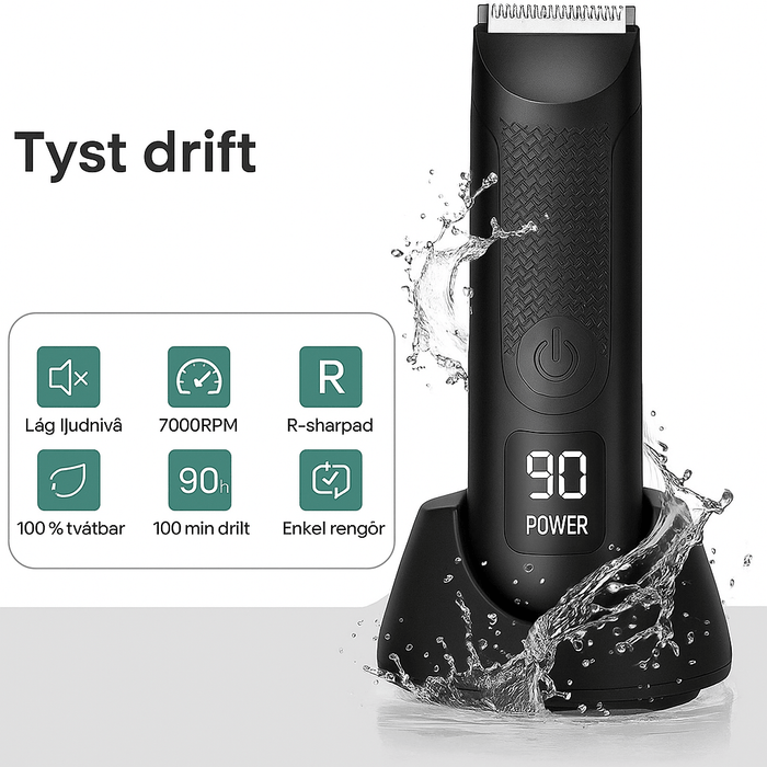 Kroppsbutiken Hårtrimmer Standardtittel Kroppshårtrimmer med keramiske blader