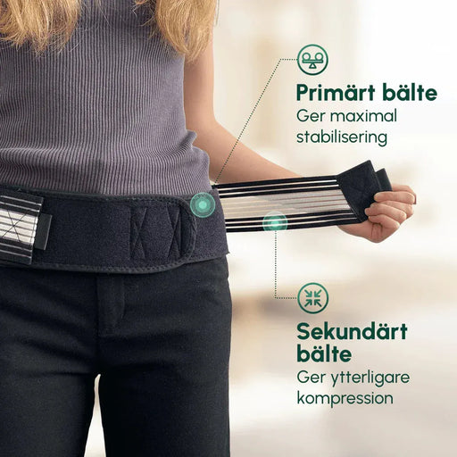 Kroppsbutiken Hoftestøtte Hoftebelte (støtte for hofte og korsrygg)