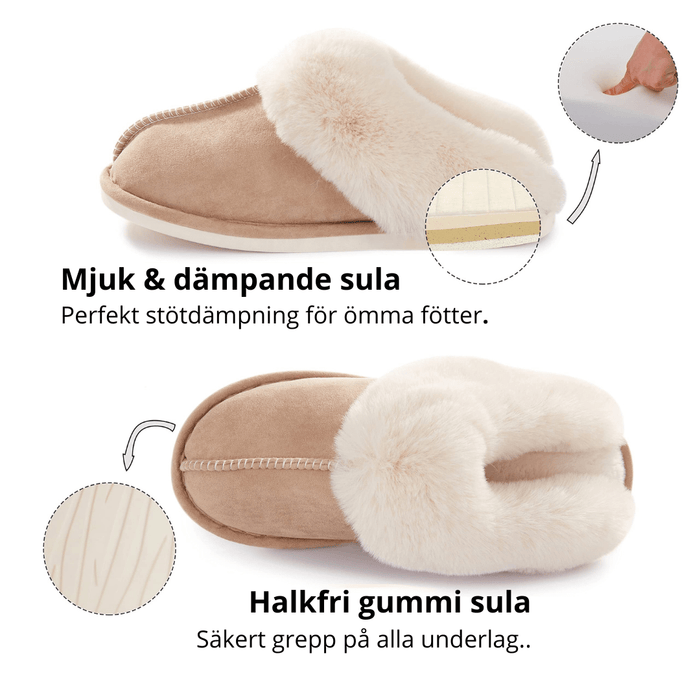 Kroppsbutiken Innesko Varmforede innetøfler