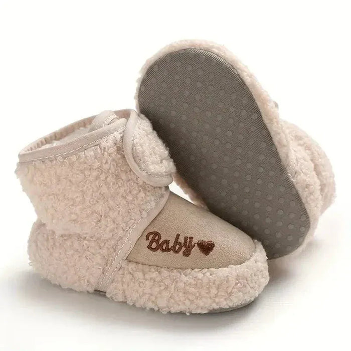 Kroppsbutiken Innetøfler Beige / 11 Myke babysko med borrelås