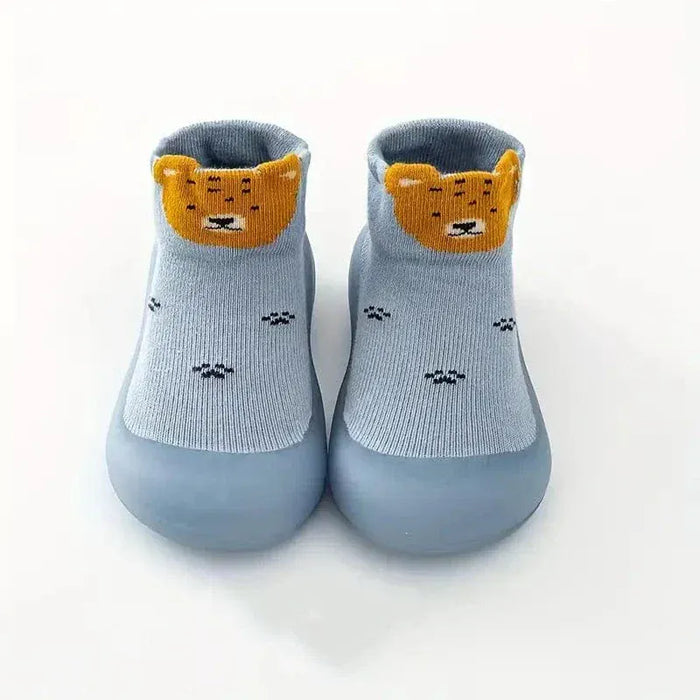 Kroppsbutiken Innetøfler Lyseblå / 18-19 Slip-on barnesko med tegneseriefigurer