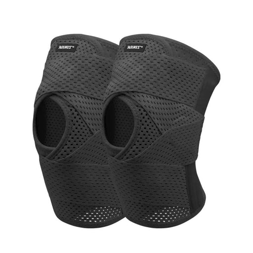 Kroppsbutiken Knebeskyttelse Svart / S / M Knestøtte med doble spenner