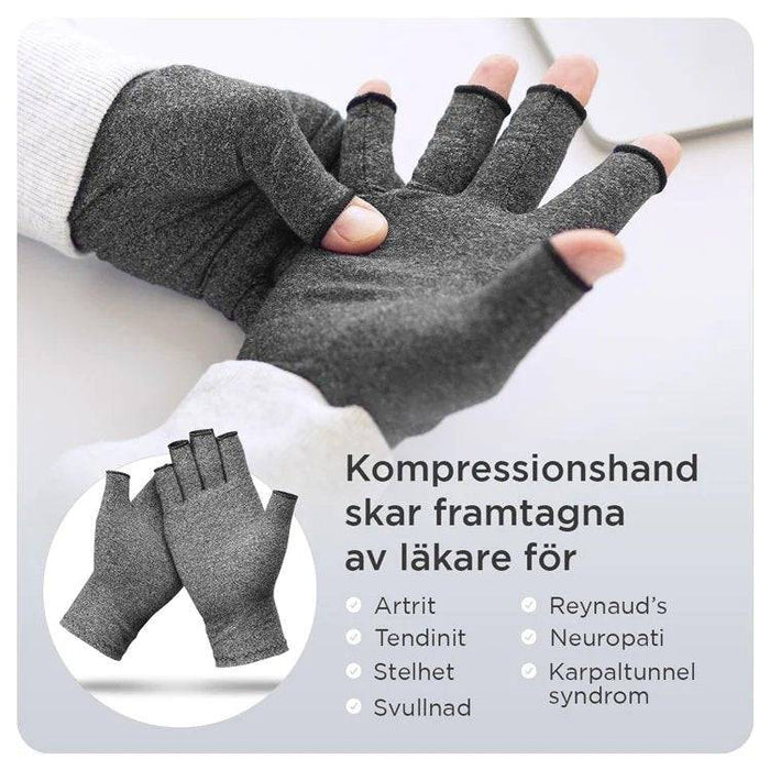 Kroppsbutiken Kompresjonshansker Kompresjonshansker for artritt