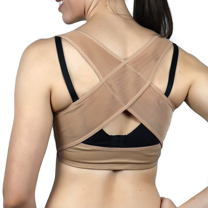 Kroppsbutiken korrigeringsbelte Khaki / S (55 - 65 cm) Holdningsbånd (justerbar støtte)