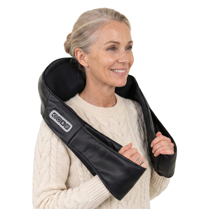 Kroppsbutikken Shiatsu-massasjeapparat for nakke og rygg med varme