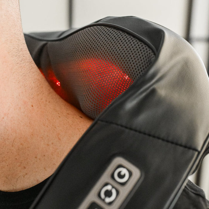 Kroppsbutiken Nakkemassasje Standardtittel Shiatsu-massasjeapparat for nakke og rygg med varme.