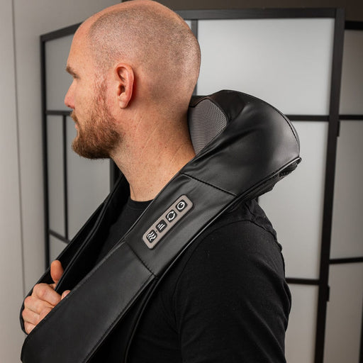 Kroppsbutiken Nakkemassasje Standardtittel Shiatsu-massasjeapparat for nakke og rygg med varme.