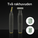 Kroppsbutiken Nesetrimmer Standardtittel Nesehårstrimmer med LED (2 tilbehør)