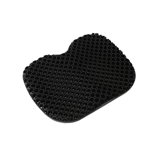 Kroppsbutiken Sittepute S (39 x 32 x 5 cm) / Svart Gelkudde med mykt overtrekk