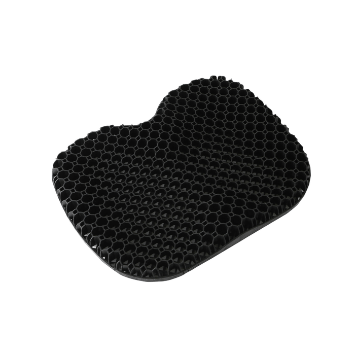 Kroppsbutiken Sittepute S (39 x 32 x 5 cm) / Svart Gelkudde med mykt overtrekk